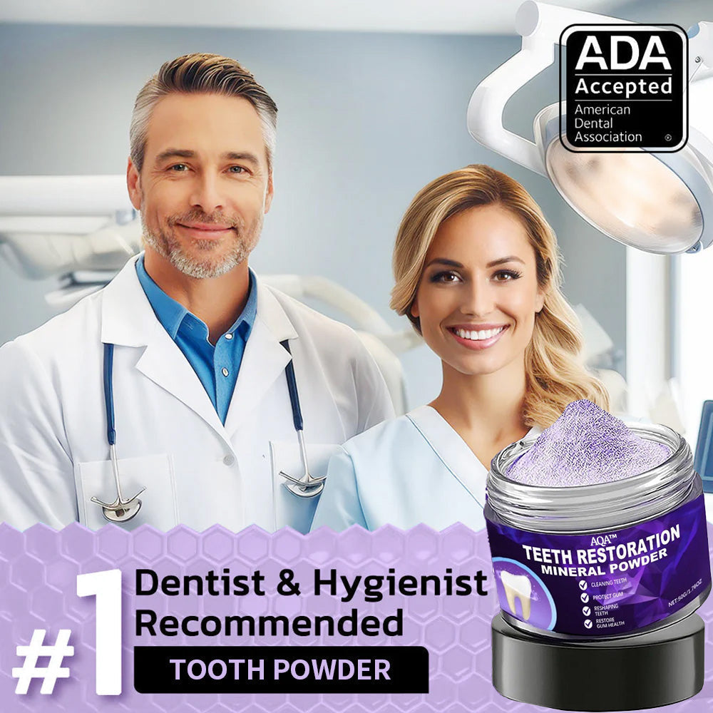 AQA™ Teeth Restoration Mineral Powder🦷(ADA recommended) (🎁Flash Sale - Don’t Miss Out)
