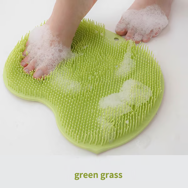 🏆Flash Sale⚡ 50K+ SOLD! Almost Gone-💥Silicone Shower Foot Scrubber Mat,Best gifts🏆