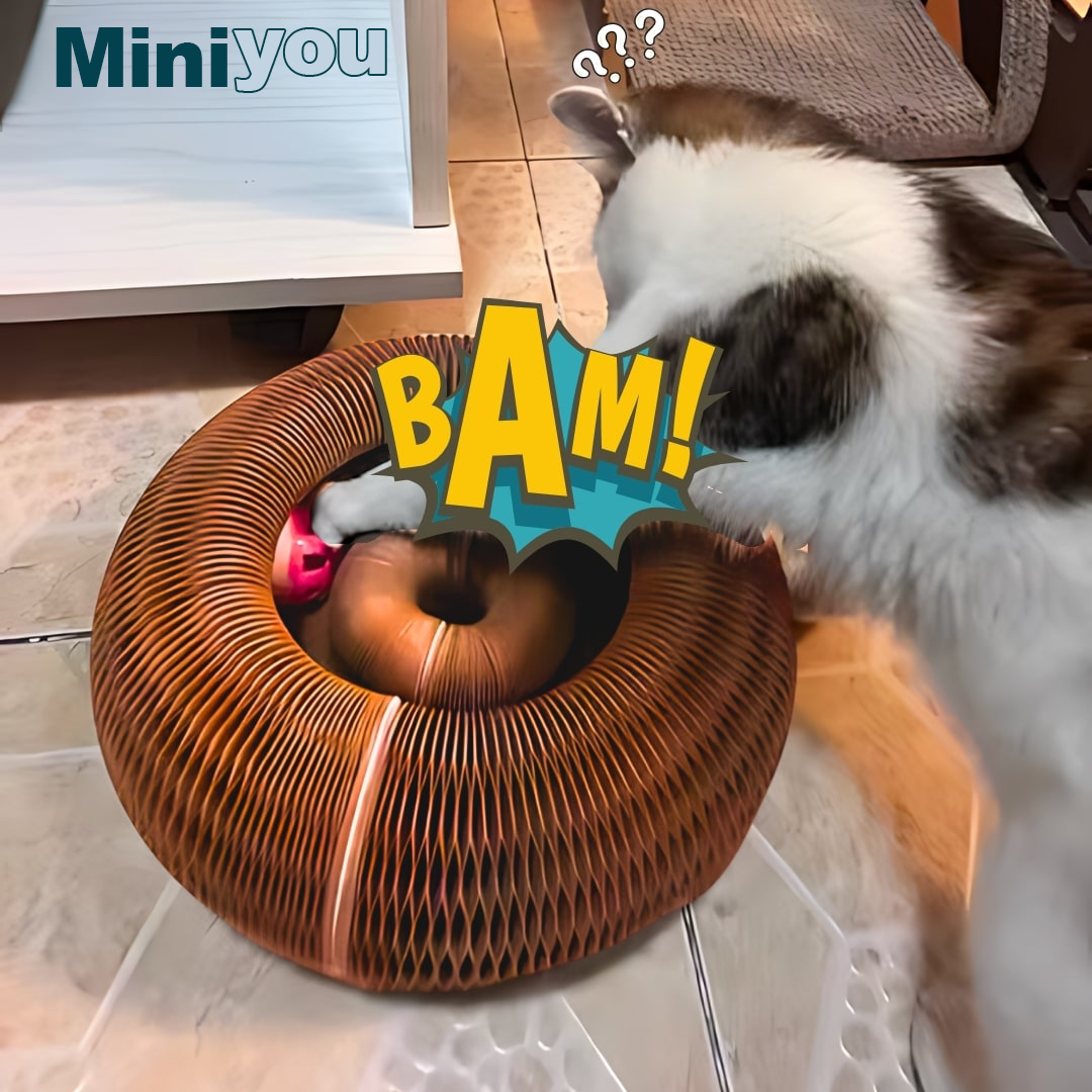 🔥Miniyou™Magic Accordion Cat Scratcher—Foldable🐱😍