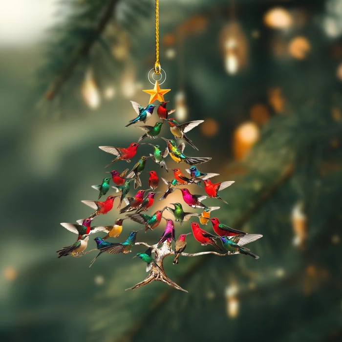 🔥🔥2025 New Release 50% OFF - 🐦🎄Hummingbird Christmas Ornament✨(Same as in the video)