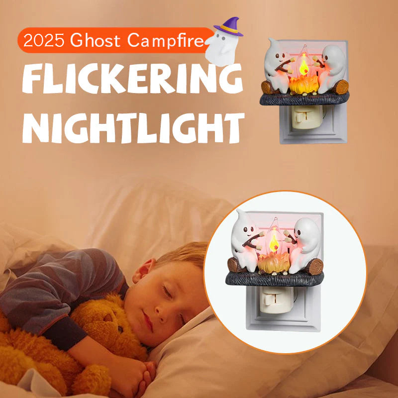 ✨️2025 Ghost Campfire Flickering Nightlight🔥👻