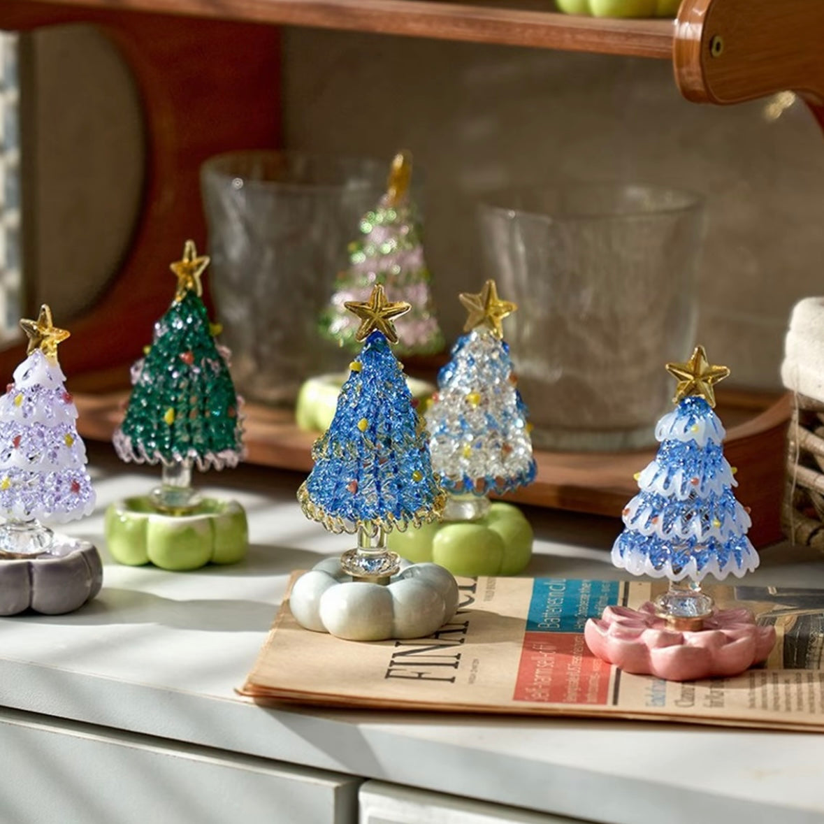 🔥🔥2025 New Release-Glass Christmas Tree🎄✨