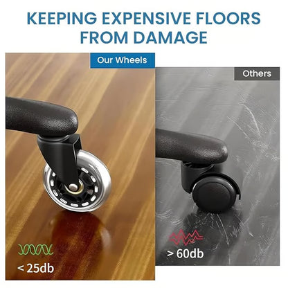 3 Inches Silent and Smooth Rolling Casters