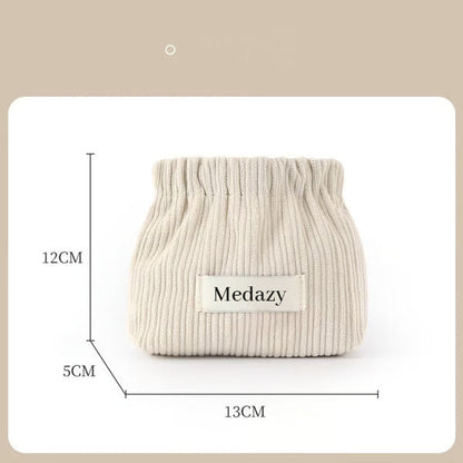 Corduroy Elastic Hair Tie Organizer