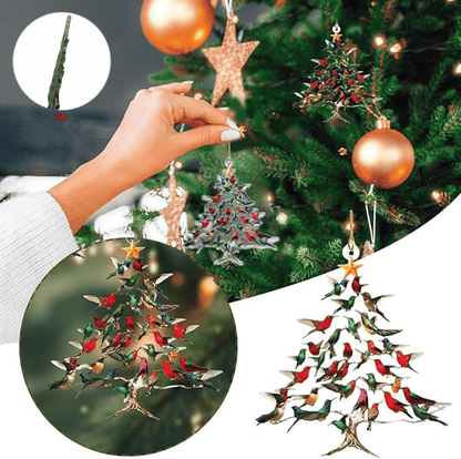 🔥🔥2025 New Release 50% OFF - 🐦🎄Hummingbird Christmas Ornament✨(Same as in the video)