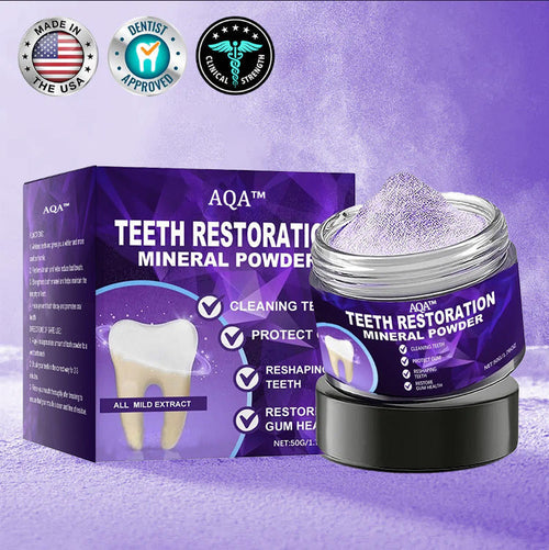 AQA™ Teeth Restoration Mineral Powder🦷(ADA recommended) (🎁Flash Sale - Don’t Miss Out)